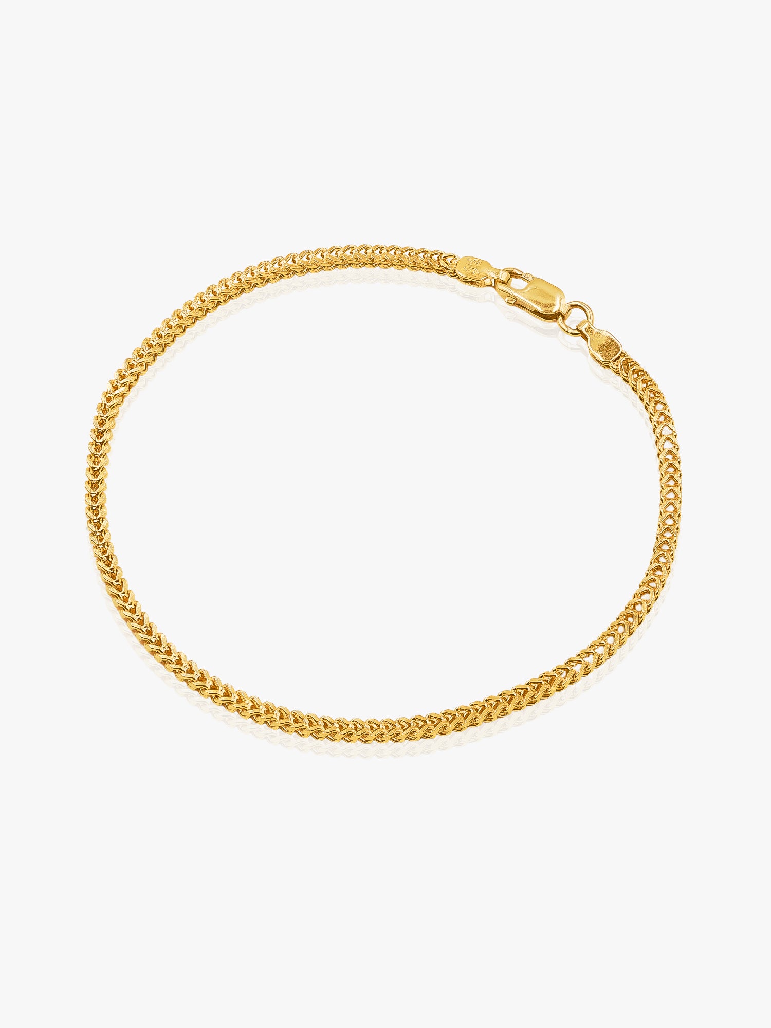 916 Gold Franco Bracelet