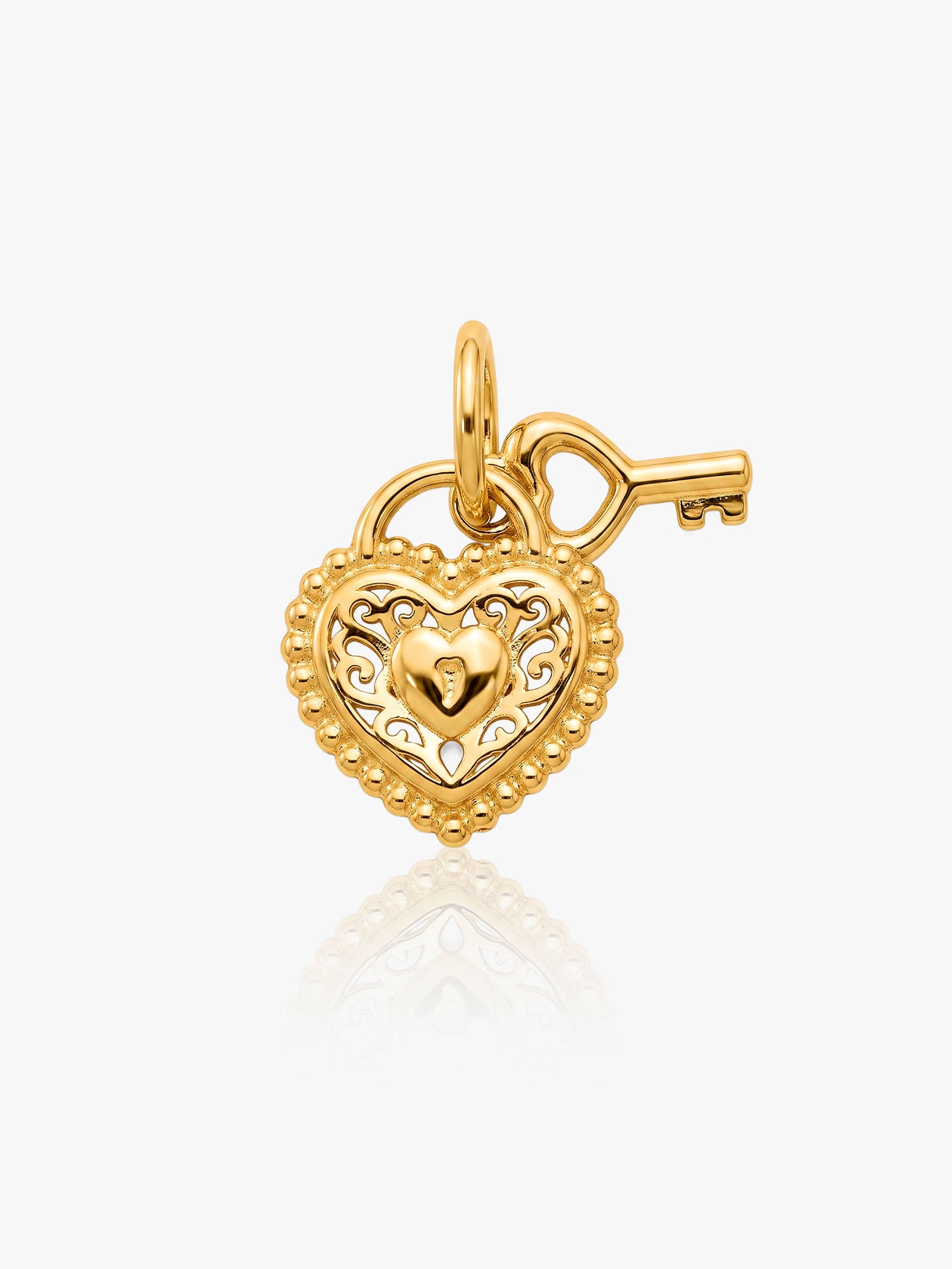 916 Gold Heart Of Love Pendant