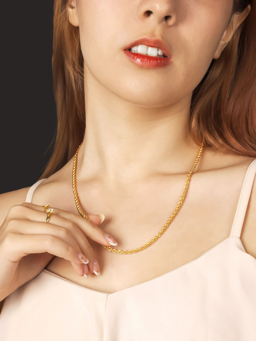 916 Gold Hollow Rope Chain (2.8mm Series)