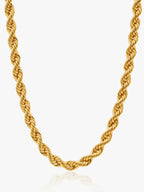 916 Gold Hollow Rope Chain (5mm Series) 23 inch