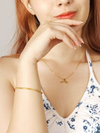 916 Gold Infinity Bracelet (2+gm series)