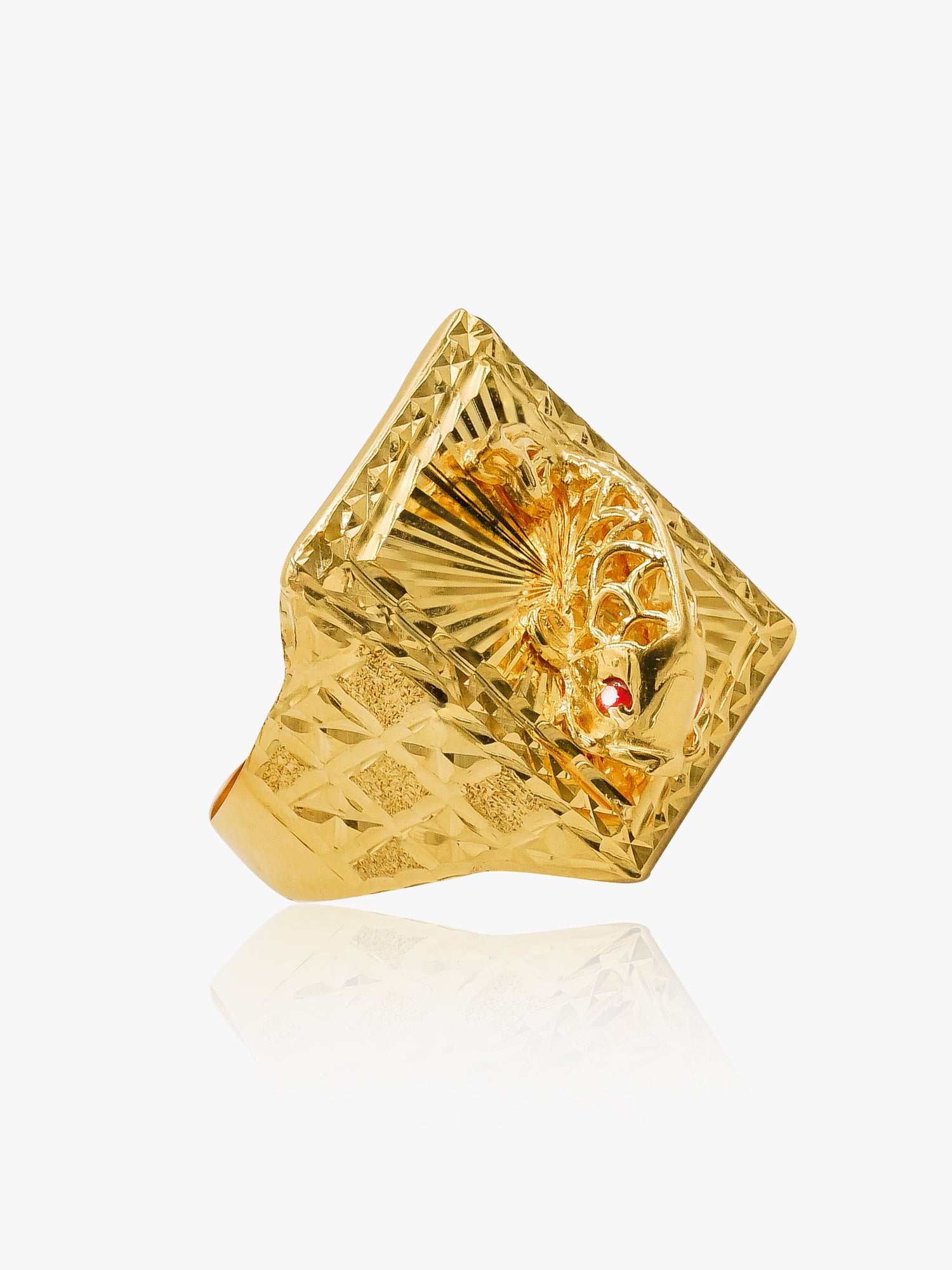916 Gold Koi Ring