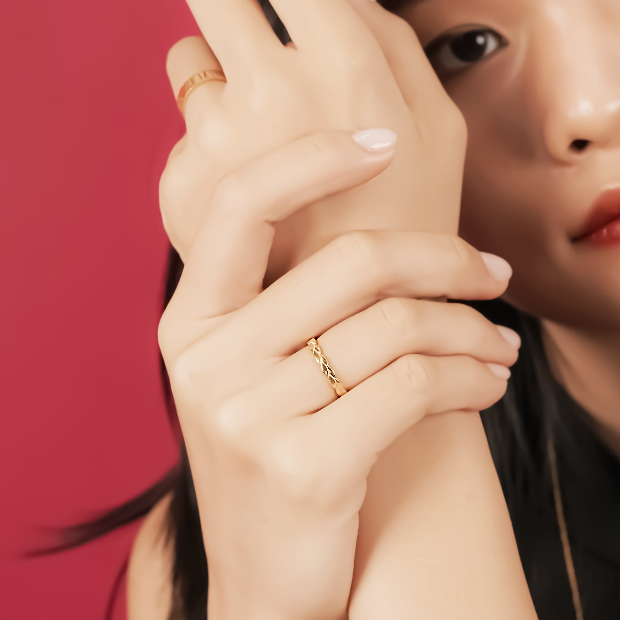 916 Gold Leaf Ring