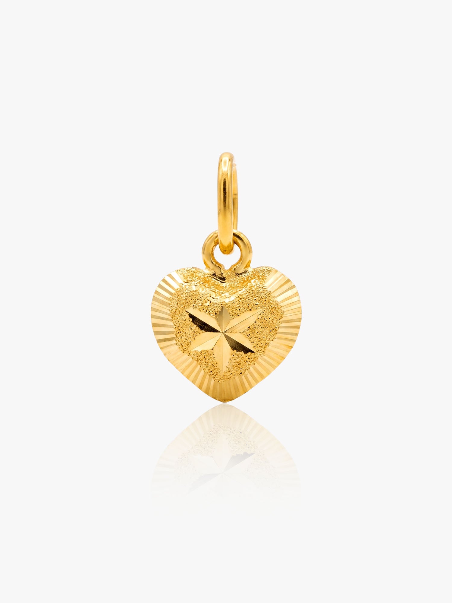 916 Gold Leaf the Heart Pendant