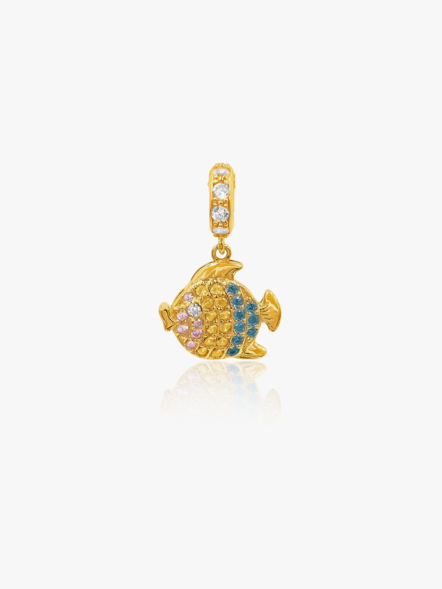 916 Gold Lucky Fish Charm