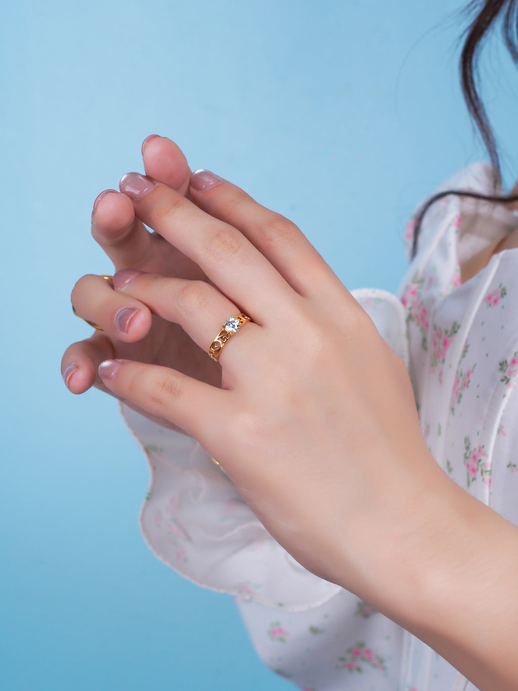 916 Gold Luxe CZ Ring