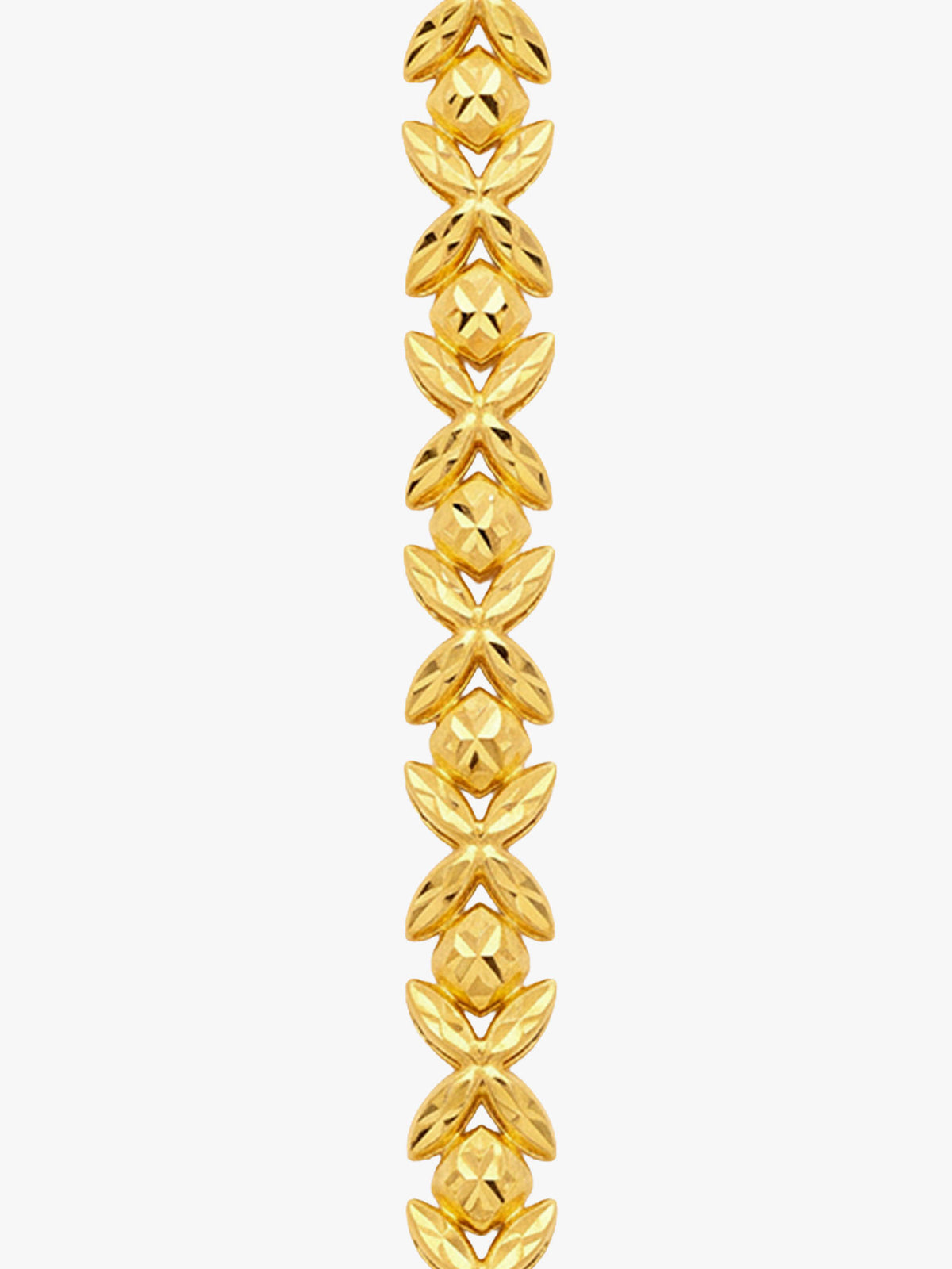 916 Gold Marissa Flora Bracelet