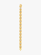 916 Gold Marissa Flora Bracelet (Two Tone)