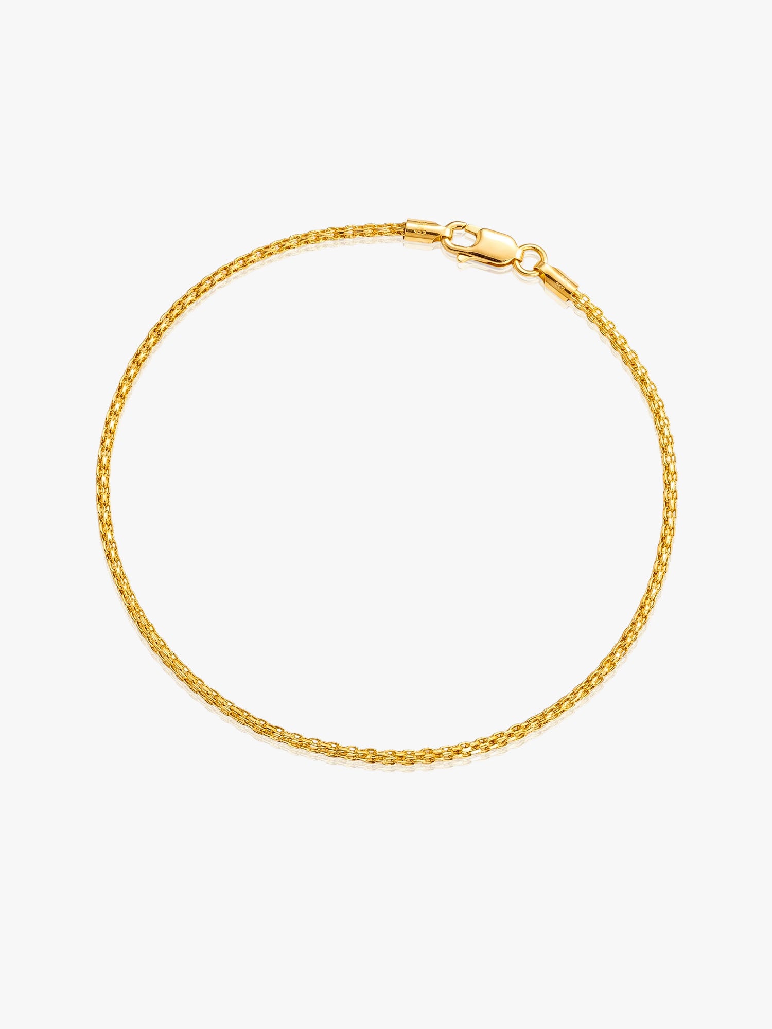 916 Gold Milan Box Bracelet
