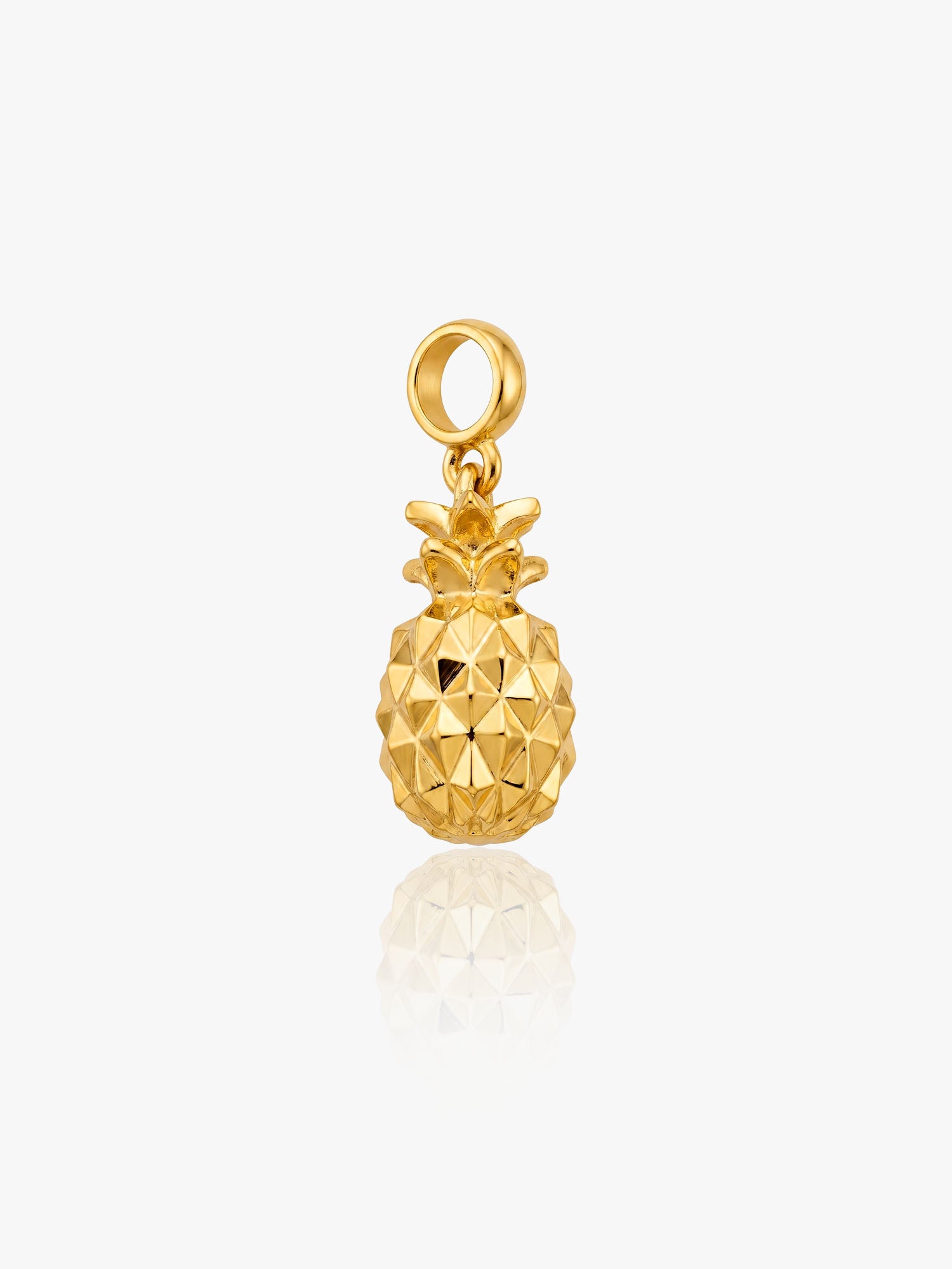 916 Gold Mini Pineapple Pendant