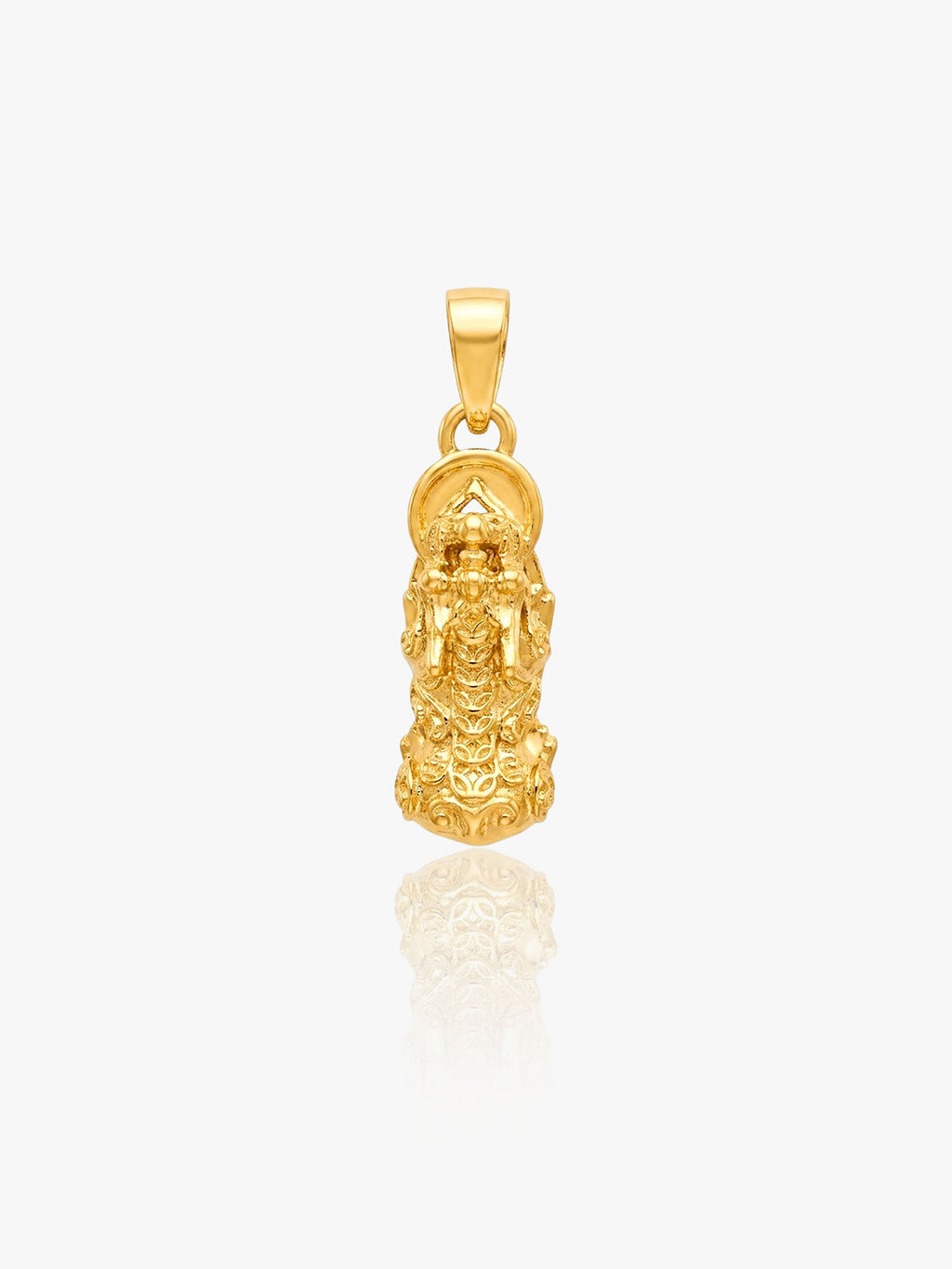 916 Gold Pi Xiu on Coin Pendant