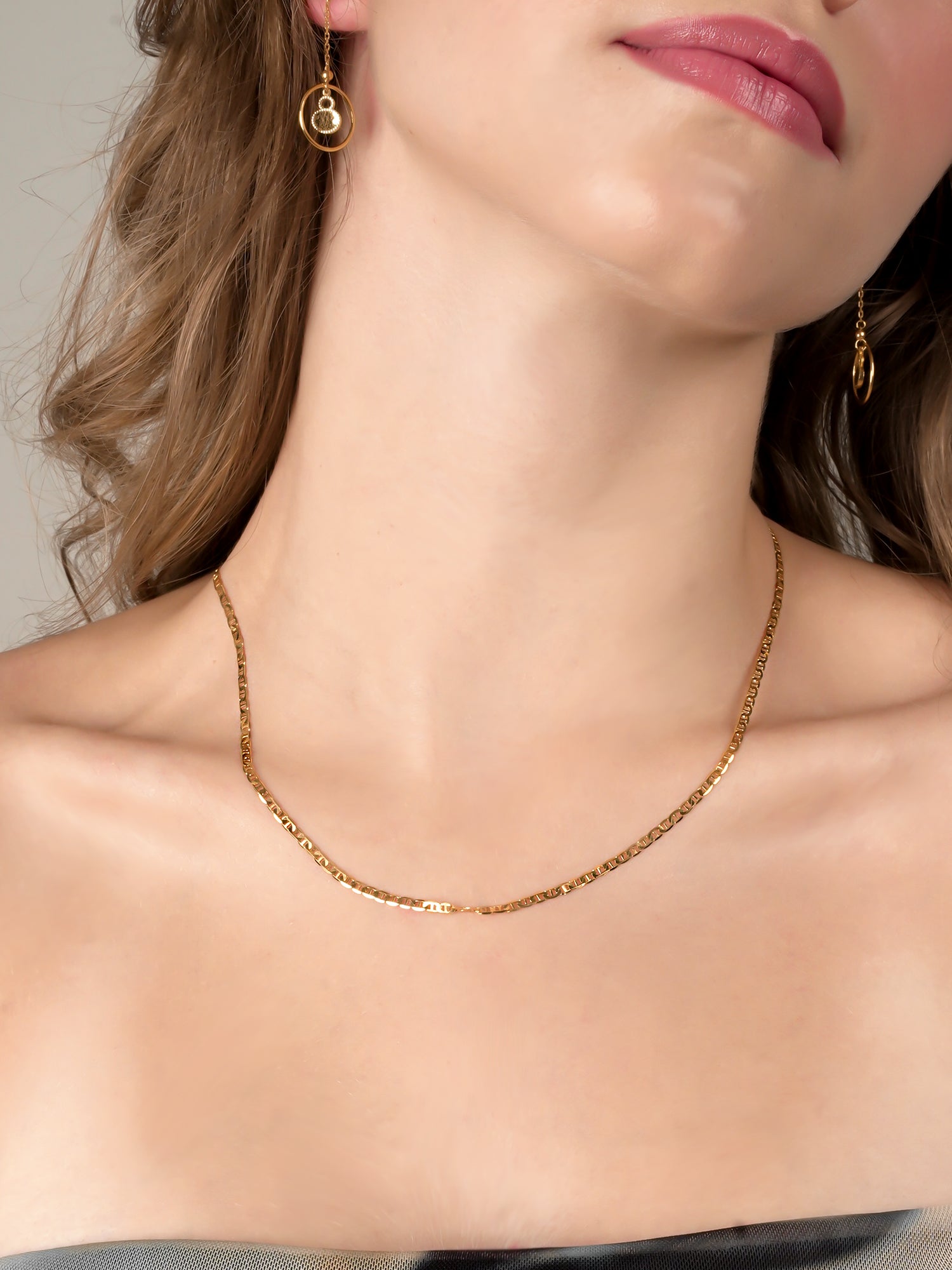 916 Gold Radiant Link Chain