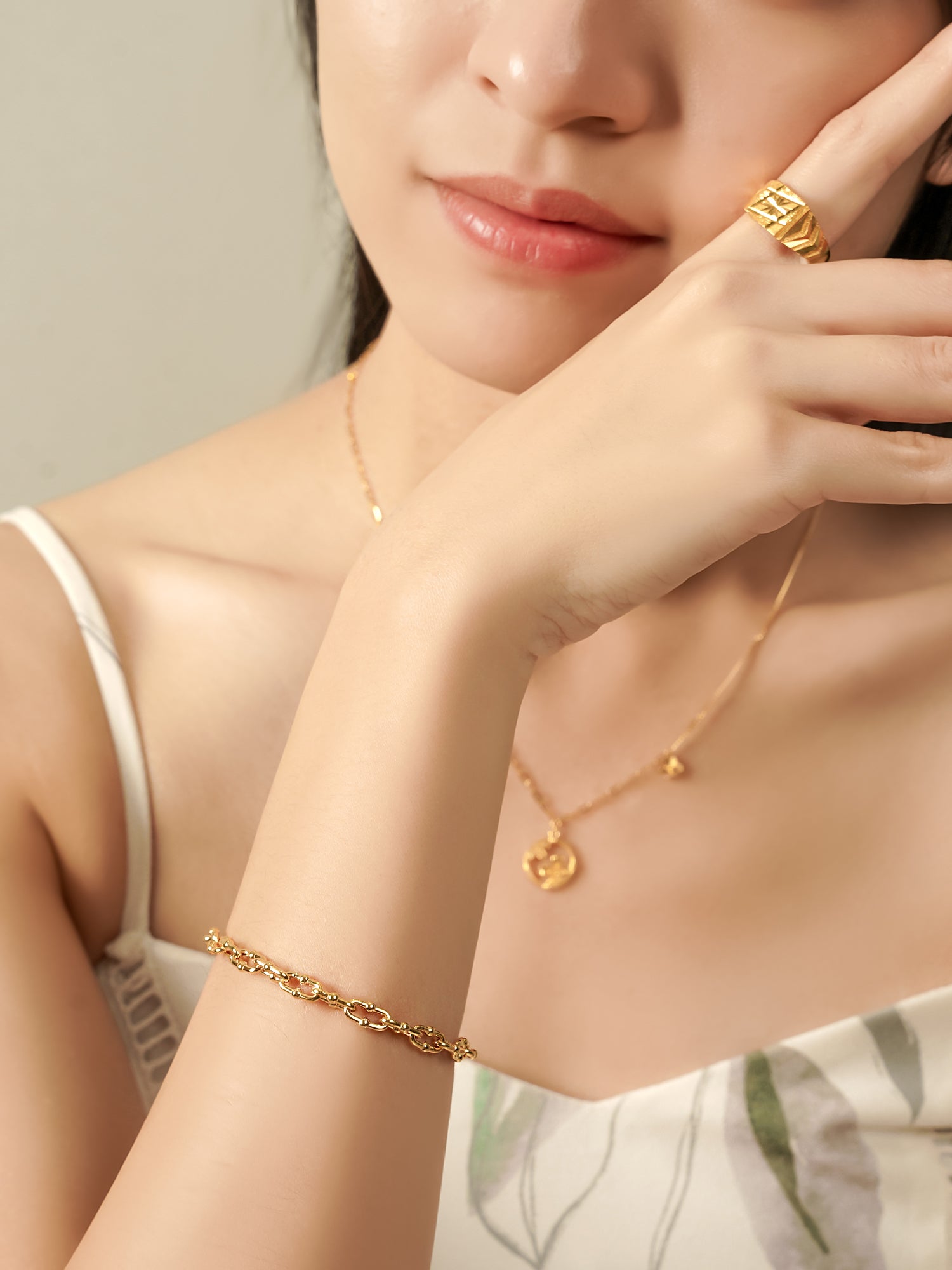 916 Gold Relink Bracelet