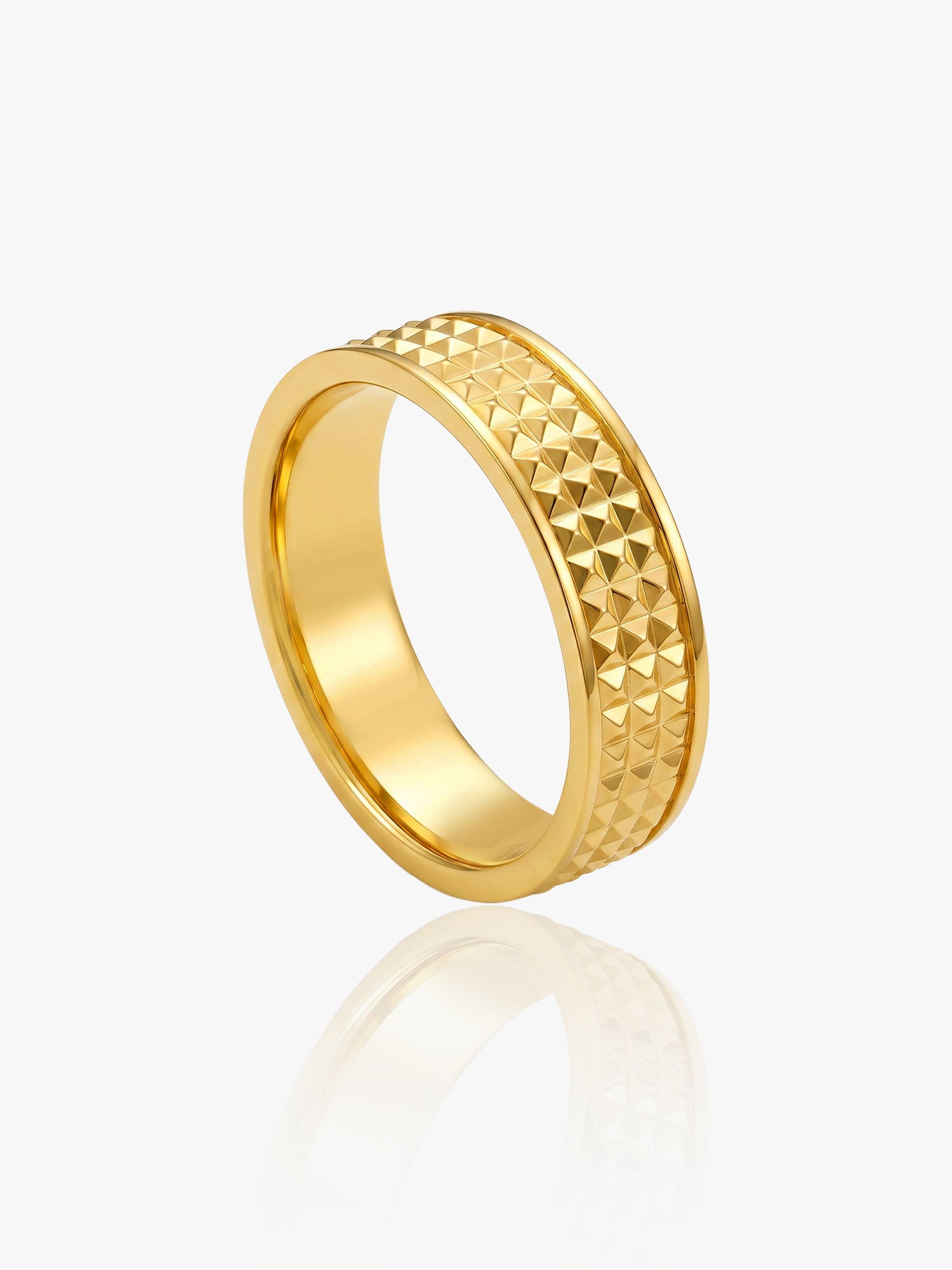 916 Gold Rockstar Ring