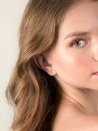 916 Gold Serpentine Star Earring