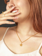 916 Gold Star Chain Pendant