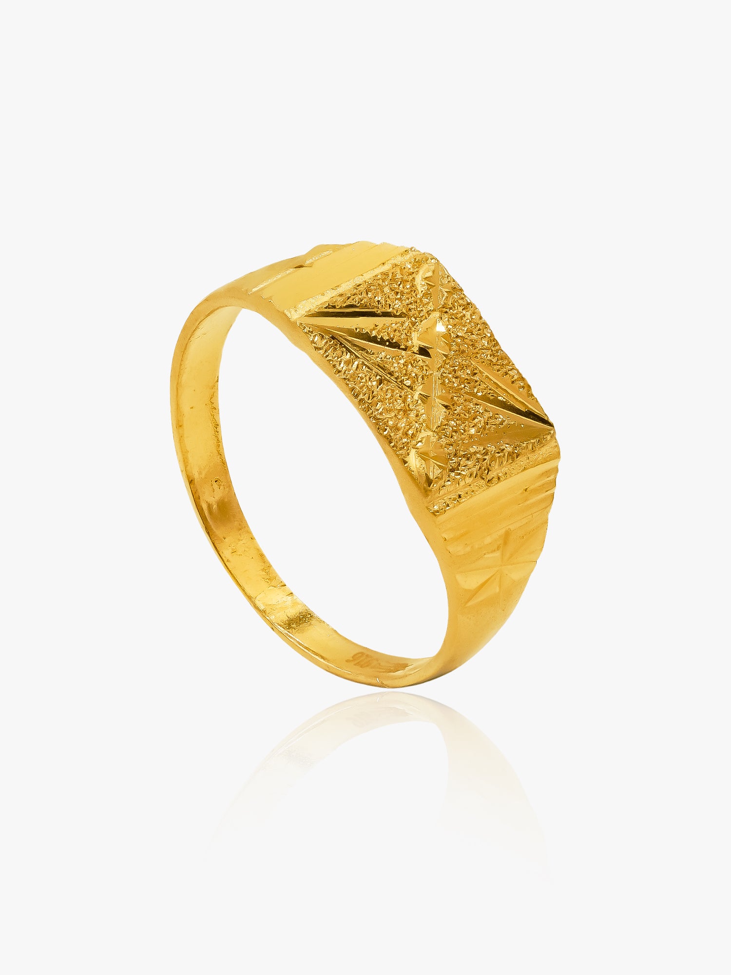 916 Gold Stardust Ring