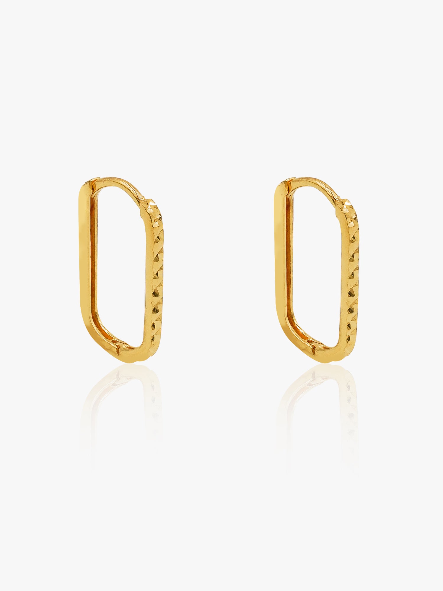 916 Gold The Obelisk Earring