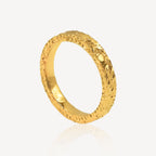 916 Gold Full Crush Ring - Top Gold Shop Gold Jewellery in singapore