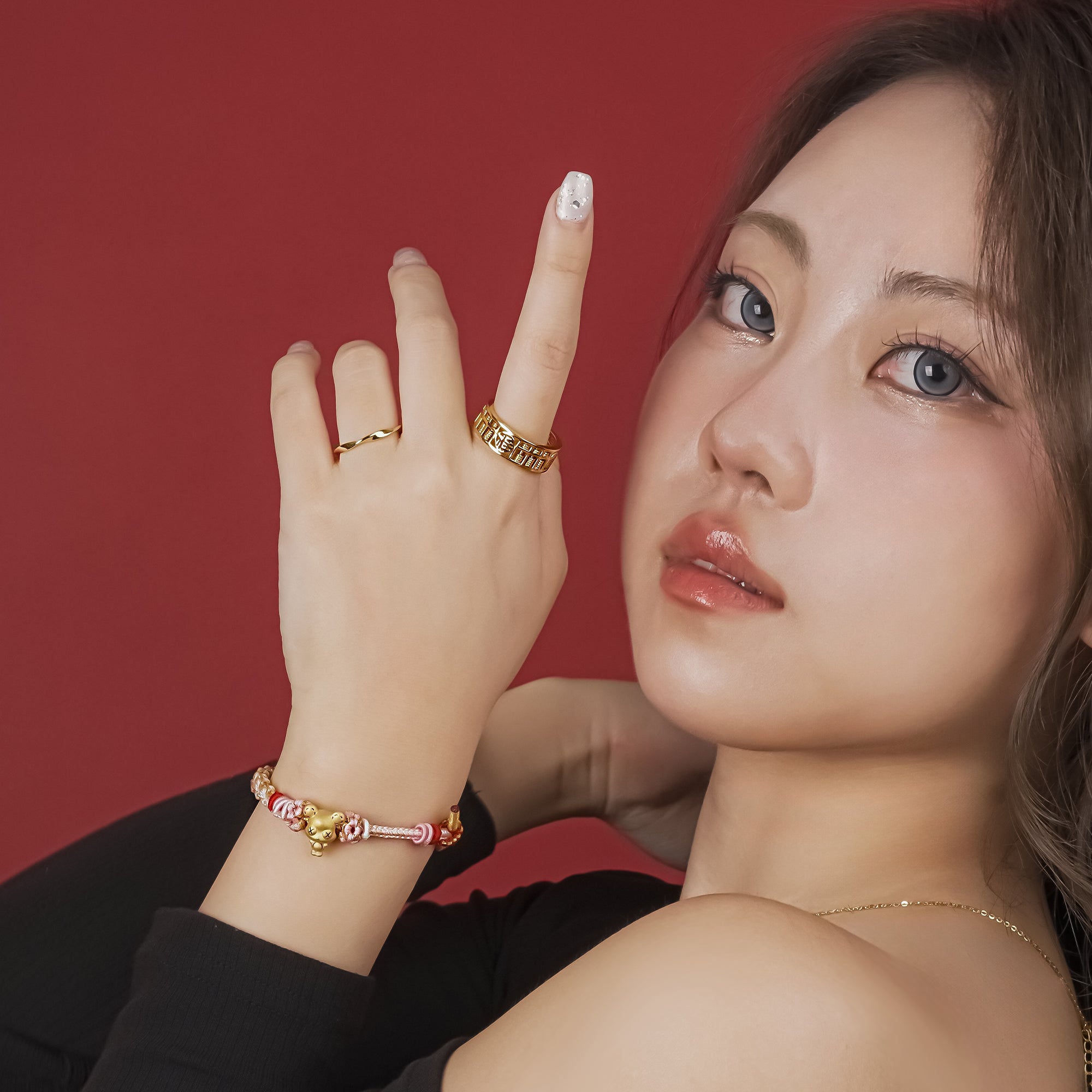 916 Gold Spiral Ring