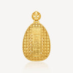 916 Gold Two Tone Guan Yin Pendant