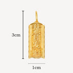 916 Gold Coffin Pendant - Top Gold Shop Gold Jewellery in singapore