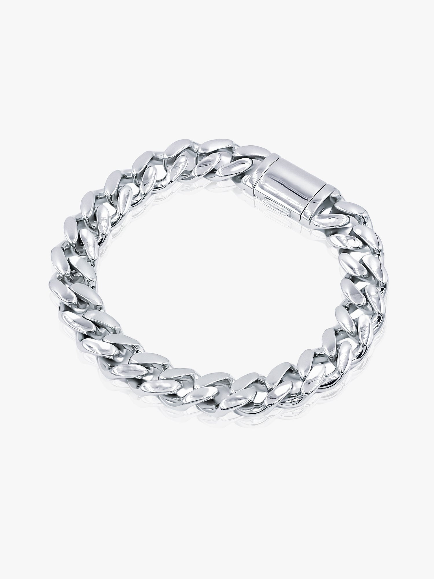 925 Silver Cuban Bracelet (10mm Series)