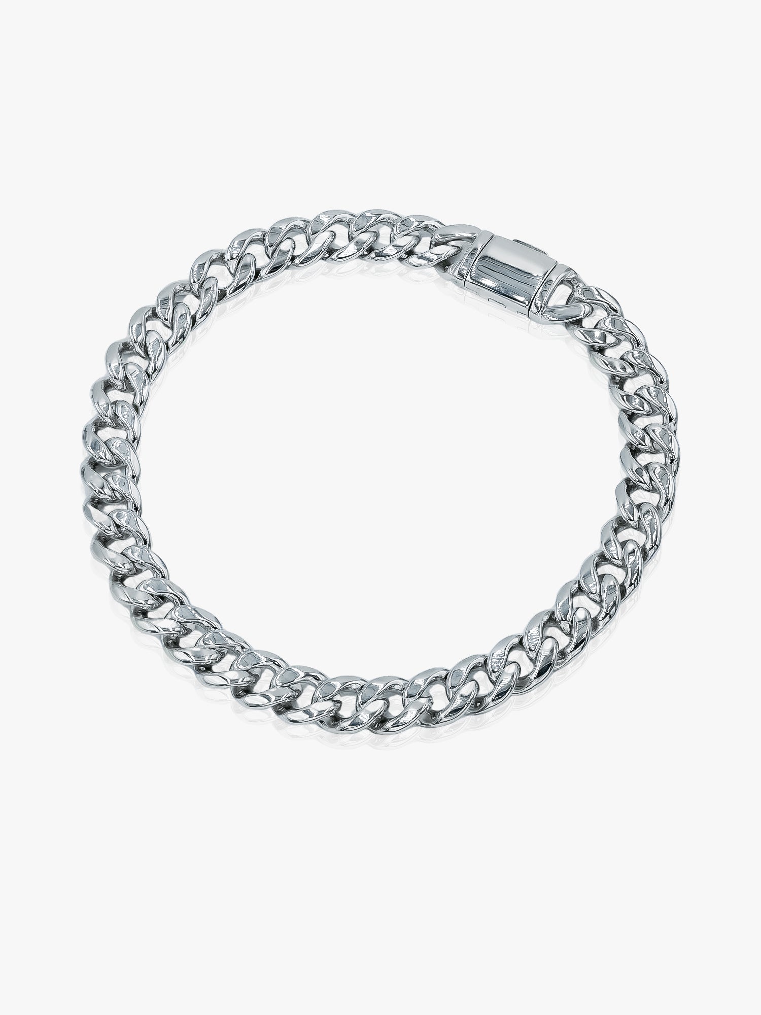 925 Silver Cuban Bracelet (7mm series)