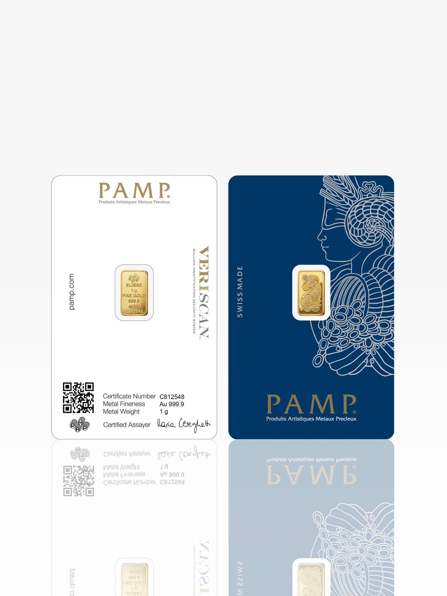 999 Gold Bar PAMP - 1 Gram