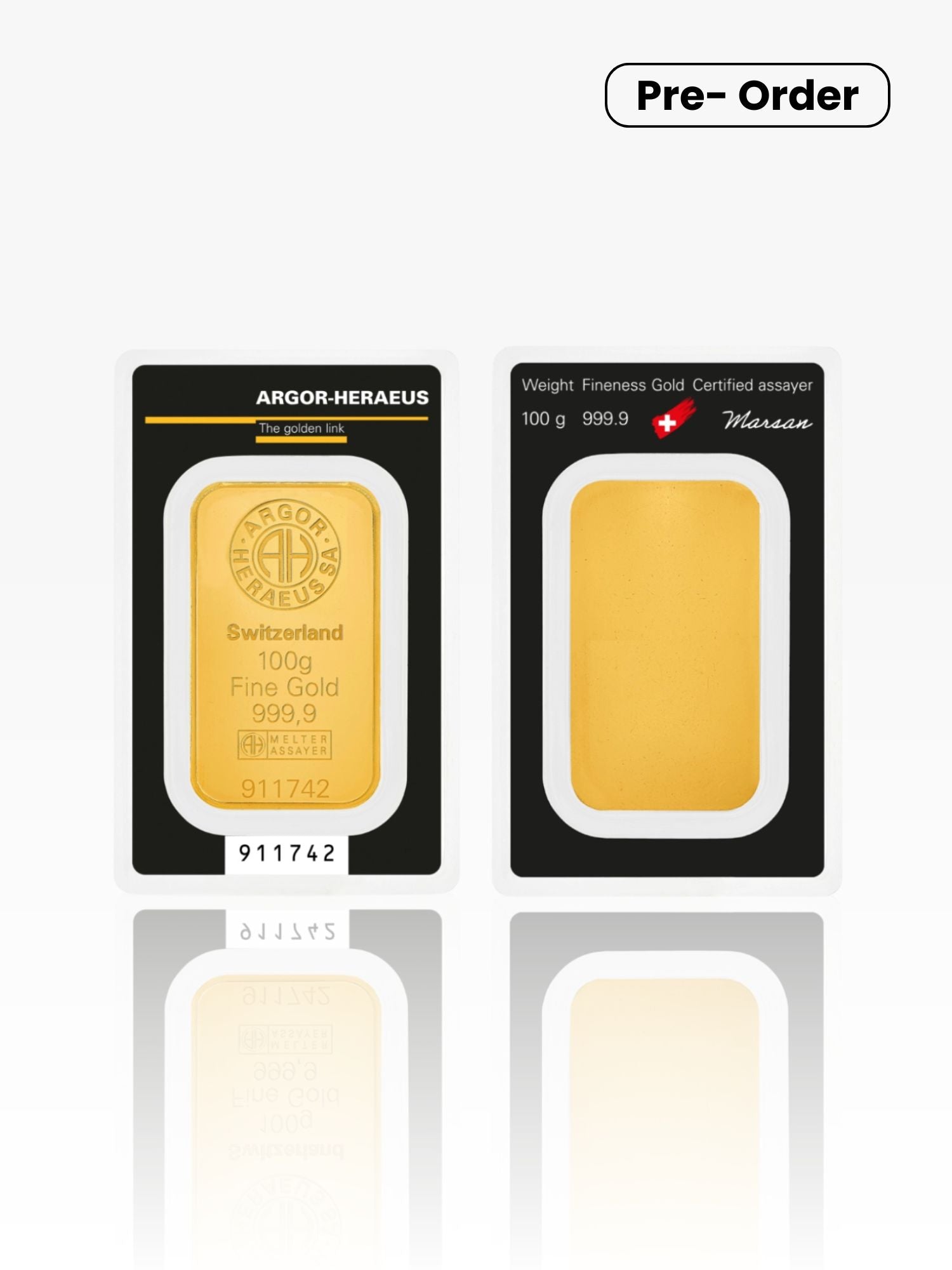 999 Gold Bar - 100 Gram