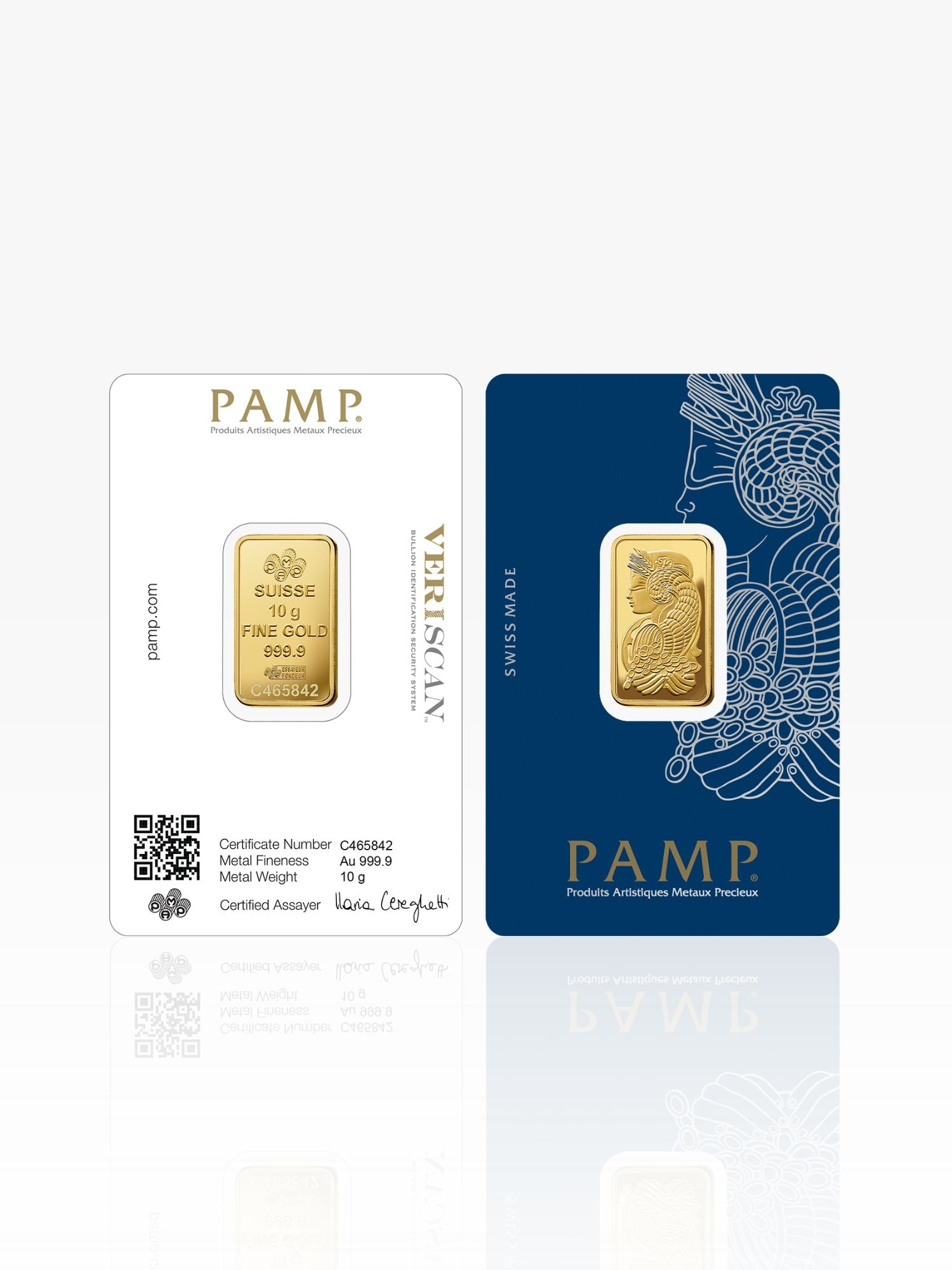 999 Gold Bar PAMP - 10 Gram