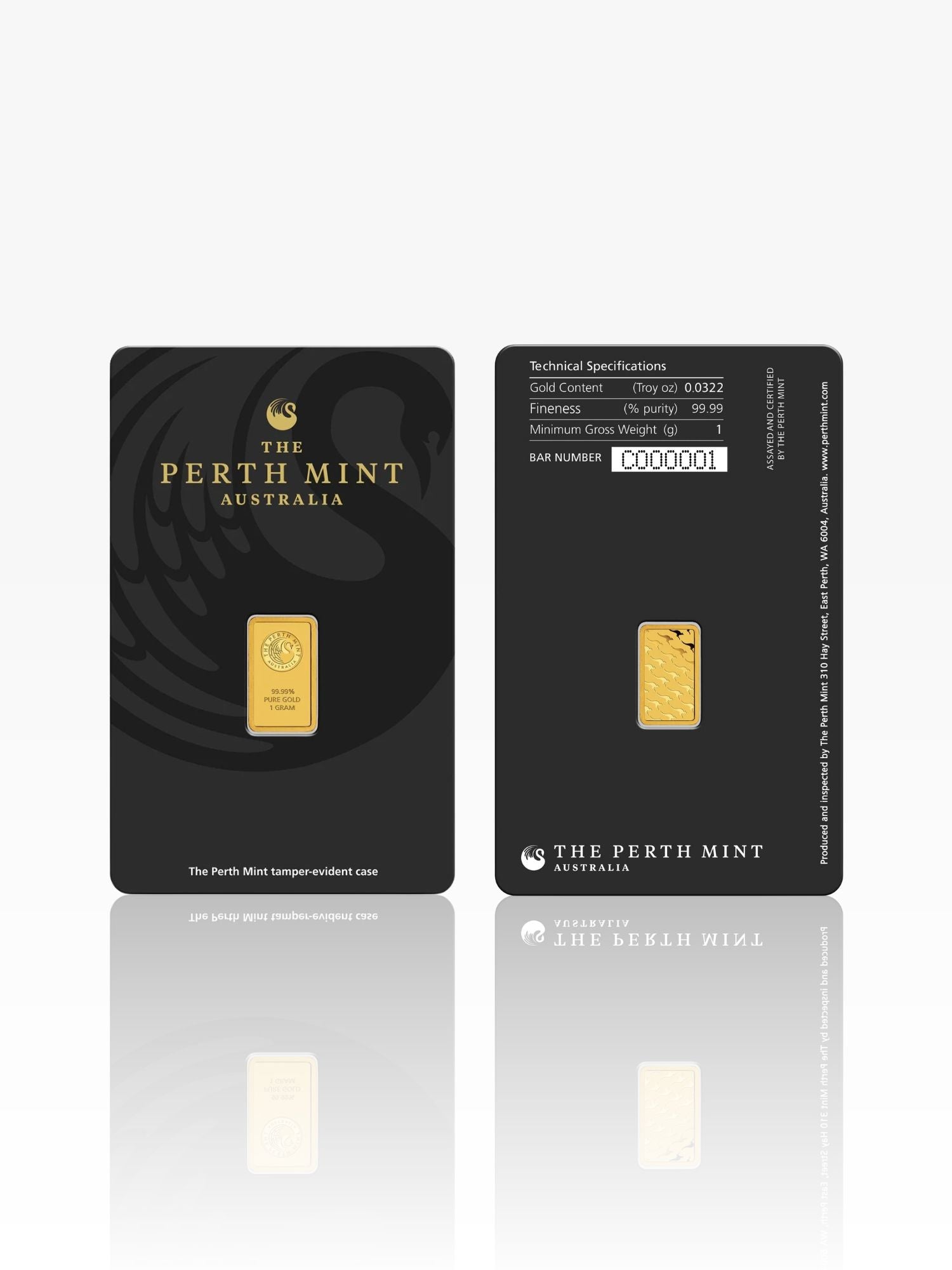 999 Gold Bar Perth Mint - 1 Gram