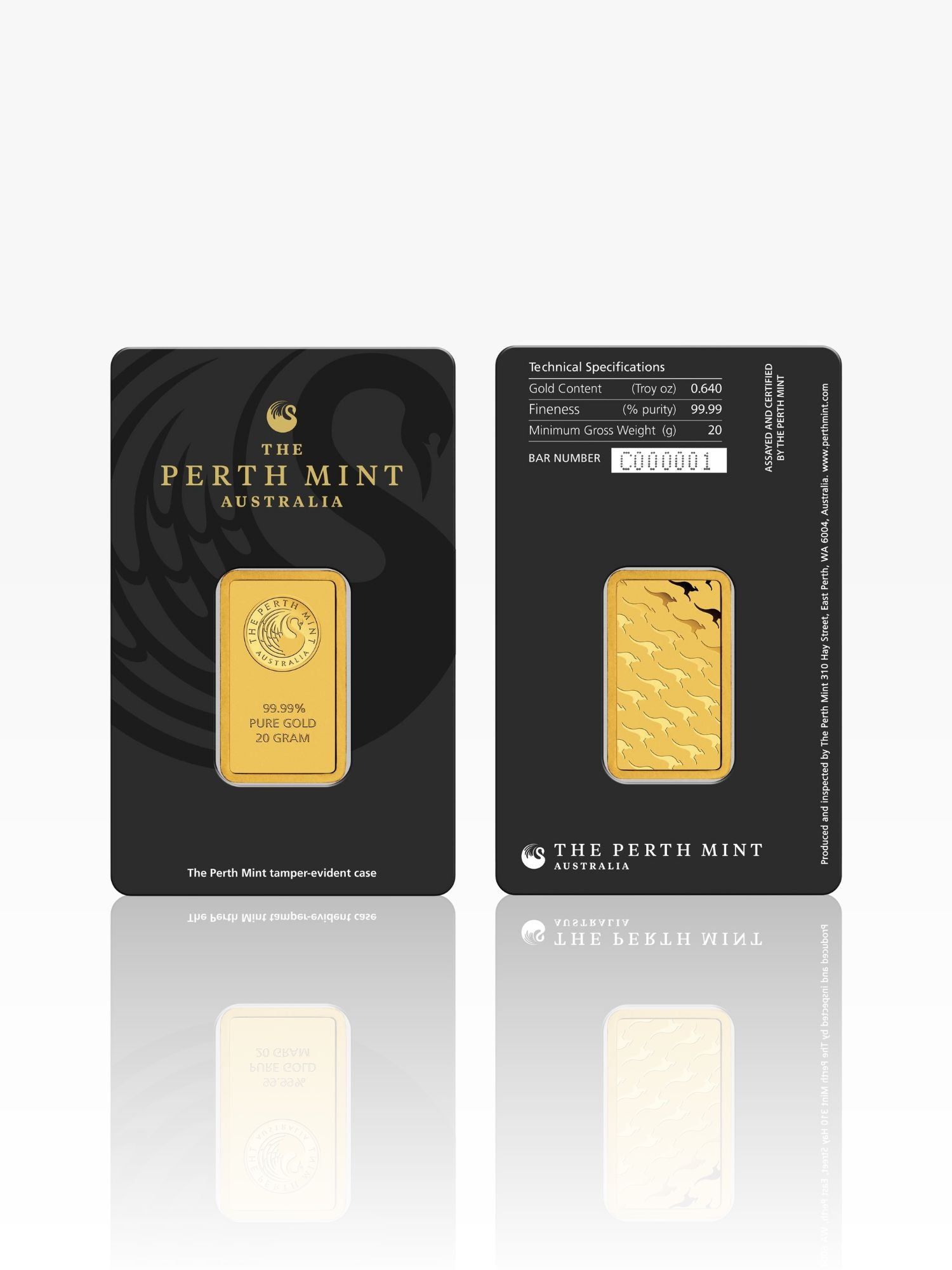 999 Gold Bar Perth Mint - 20 Gram