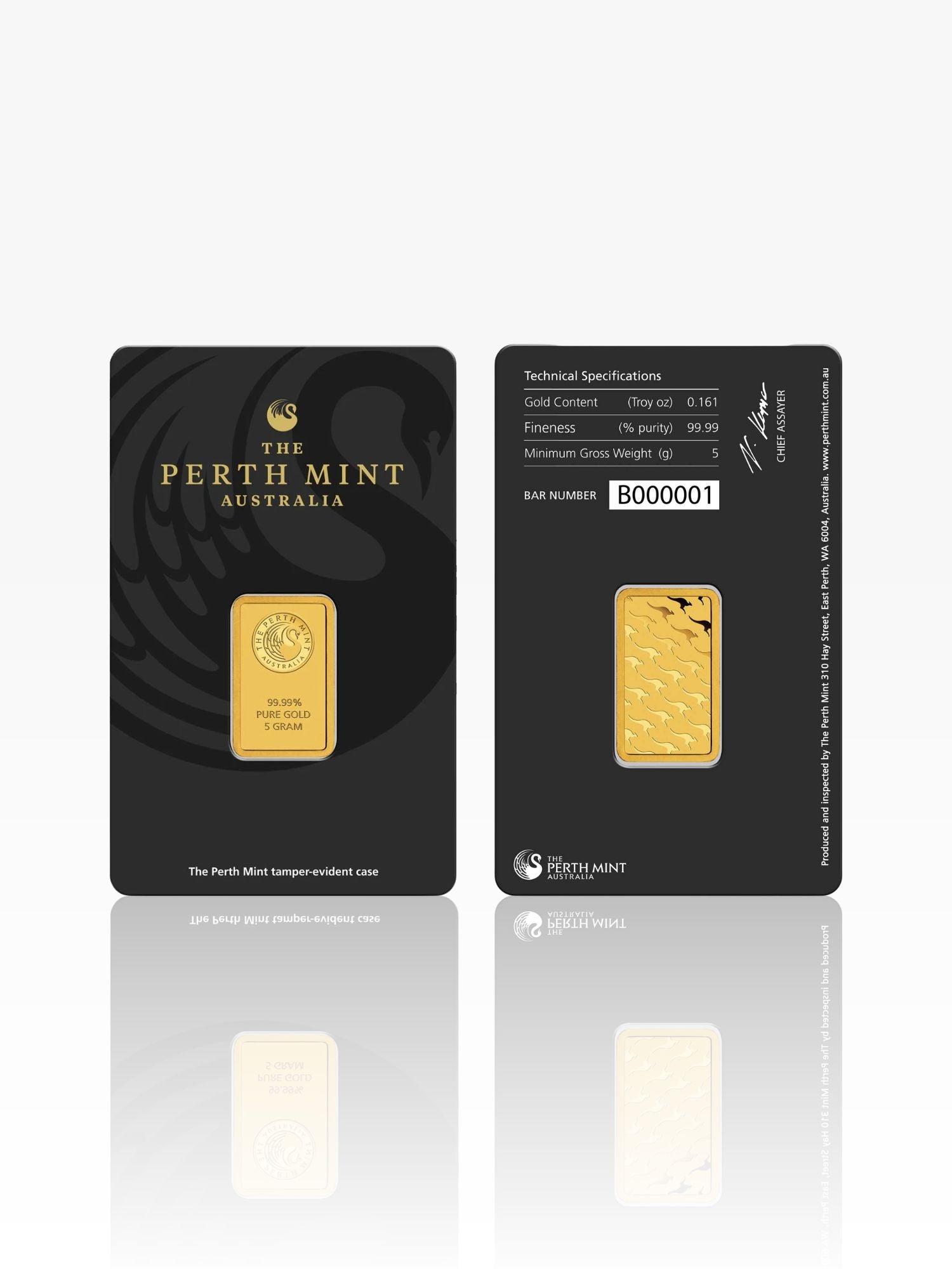 999 Gold Bar Perth Mint - 5 Gram