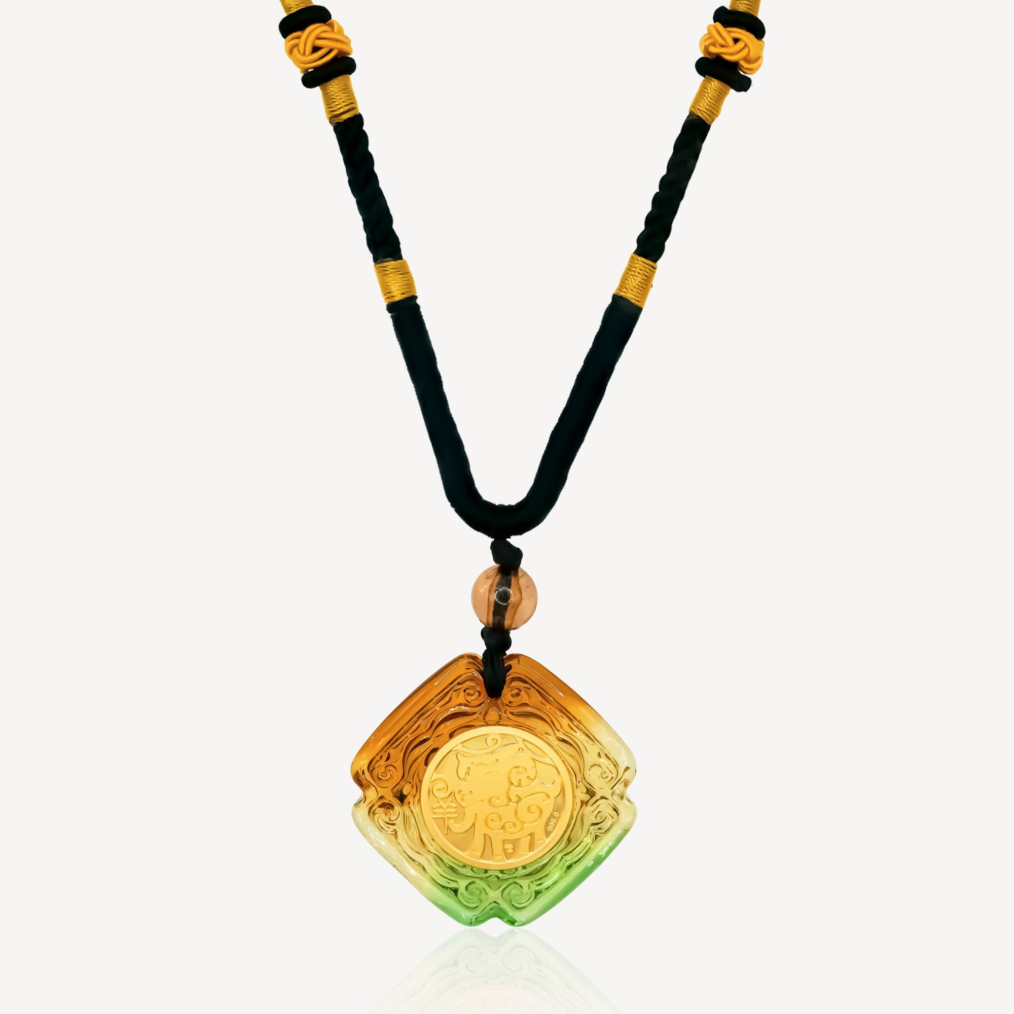 999 Gold 0.25gm Goat Zodiac Necklace