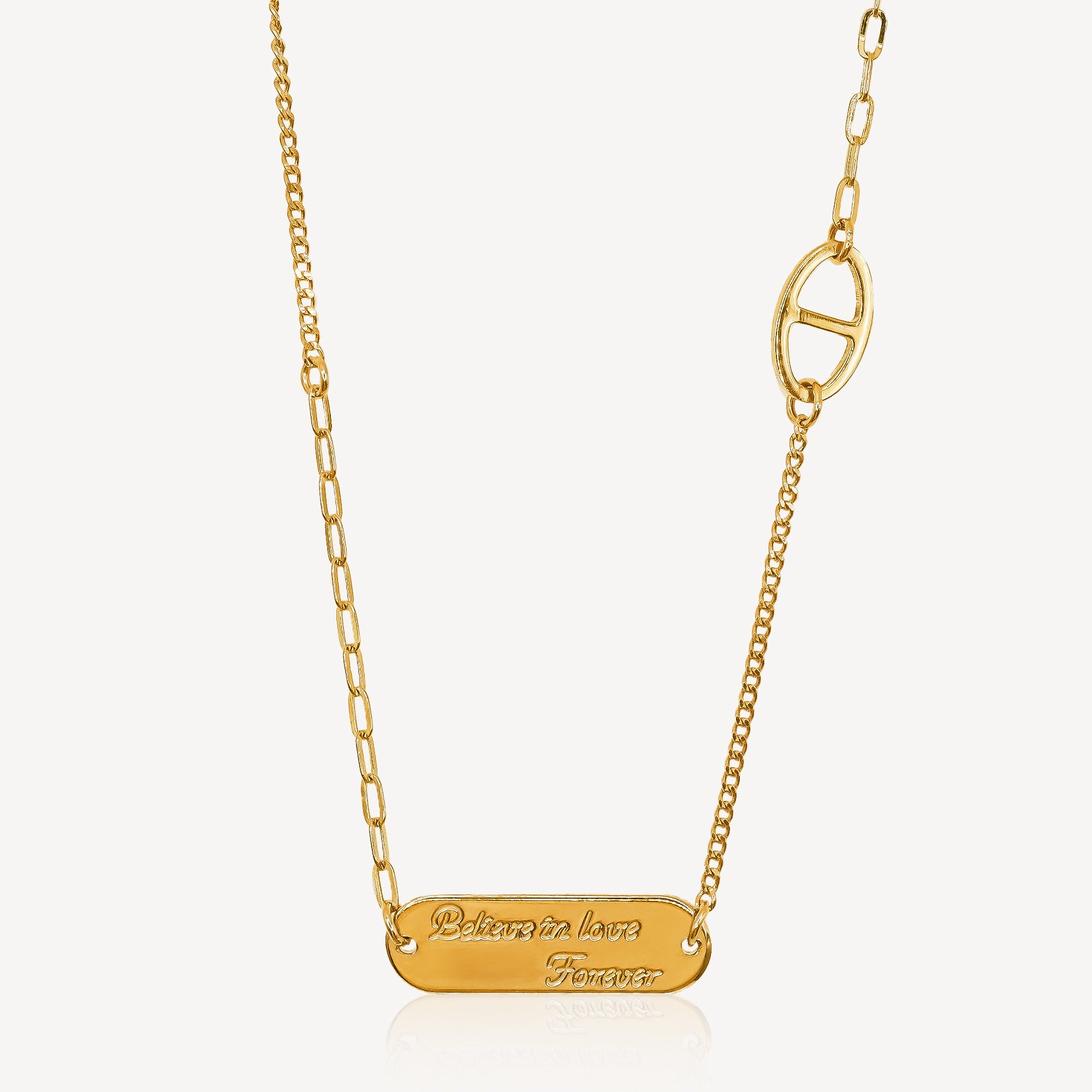 999 Gold ForeverLove Necklace set