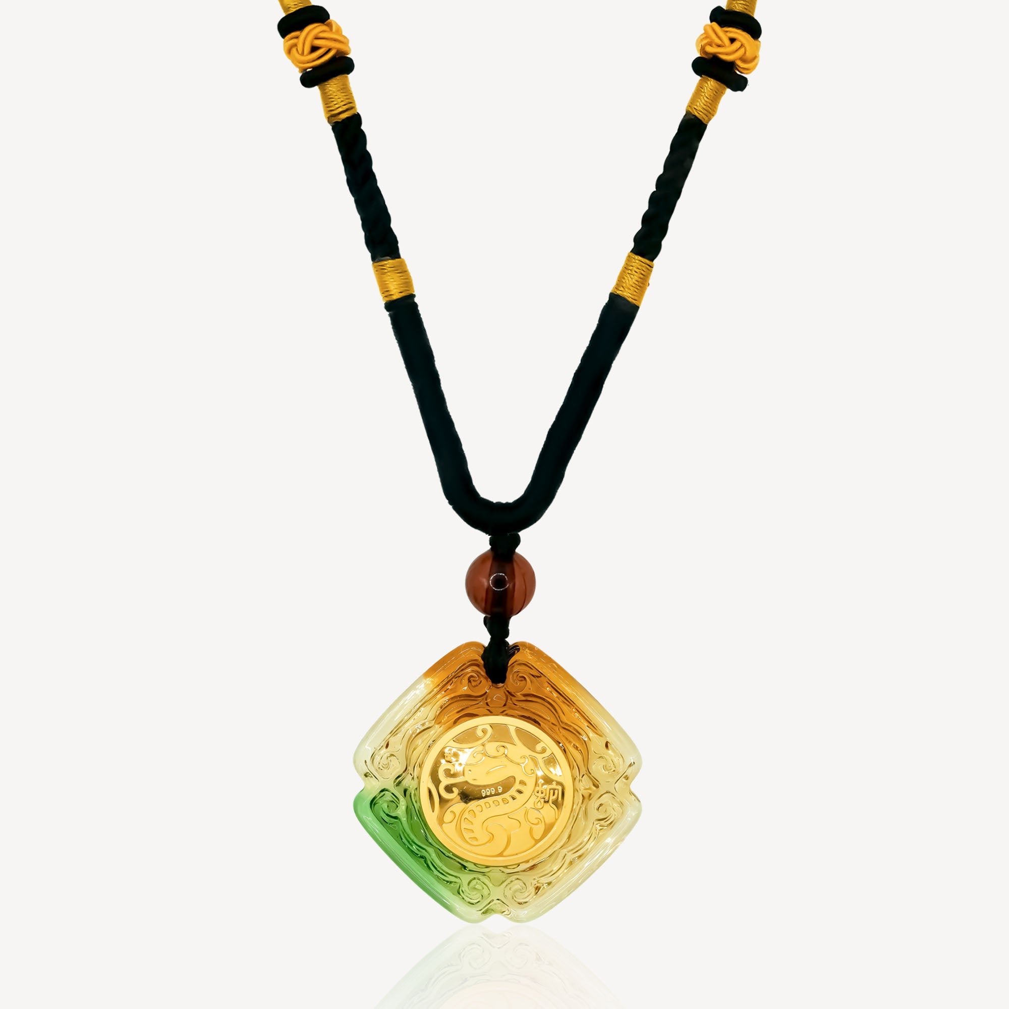 999 Gold 0.25gm Snake Zodiac Necklace