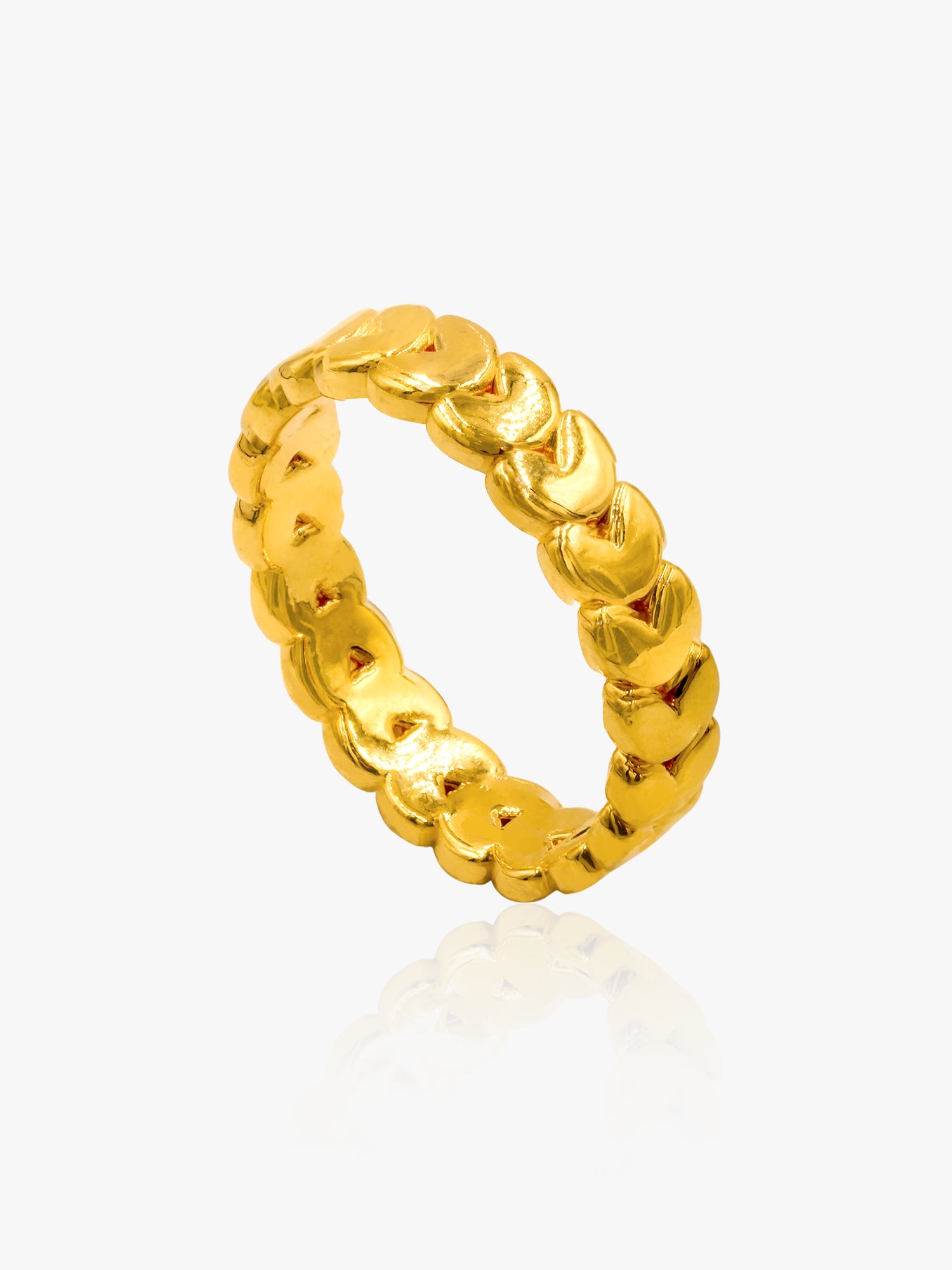 999 Gold Sweetheart Ring