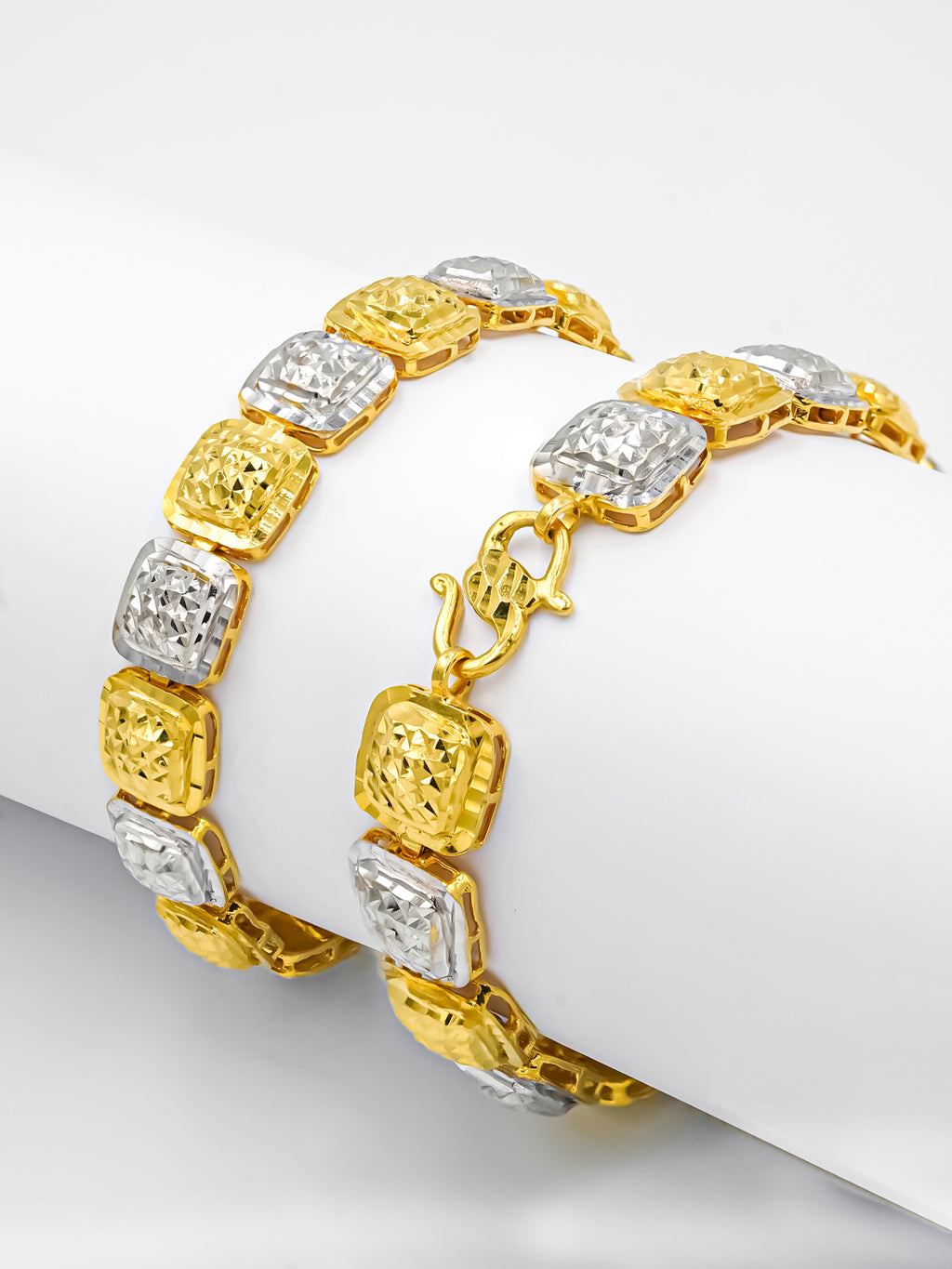 916 Gold Biskit Bracelet