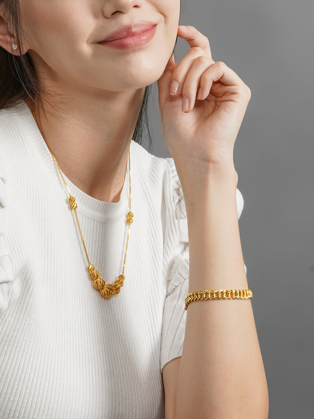 916 Gold Coco Bracelet (10mm)