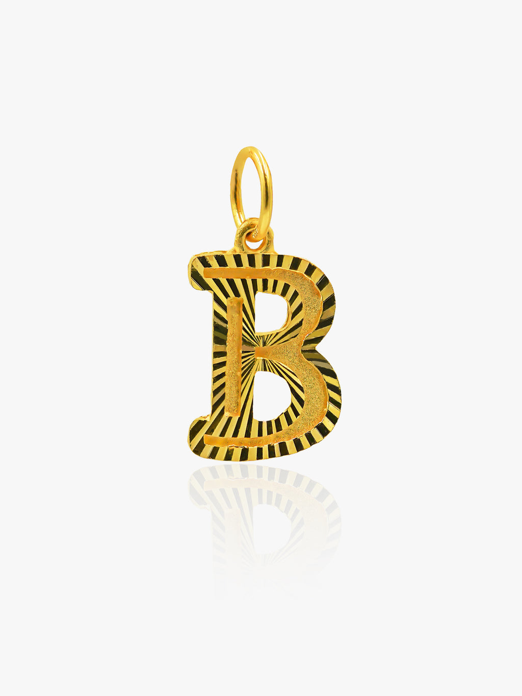 916 Gold B Pendant