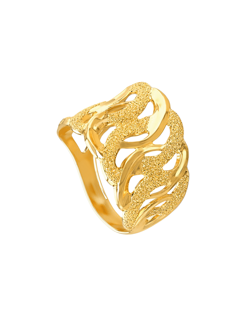 916 Gold Lattice Ring