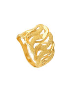 916 Gold Lattice Ring