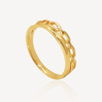 916 Gold Chain Layer Ring - Top Gold Shop Gold Jewellery in singapore