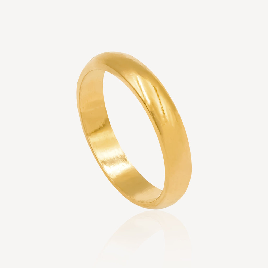 916 Gold Classic Ring - Top Gold Shop Gold Jewellery in singapore