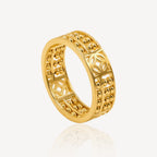 916 Gold Coin Abacus Ring - Top Gold Shop Gold Jewellery in singapore