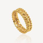 916 Gold Love Beads Ring - Top Gold Shop Gold Jewellery in singapore
