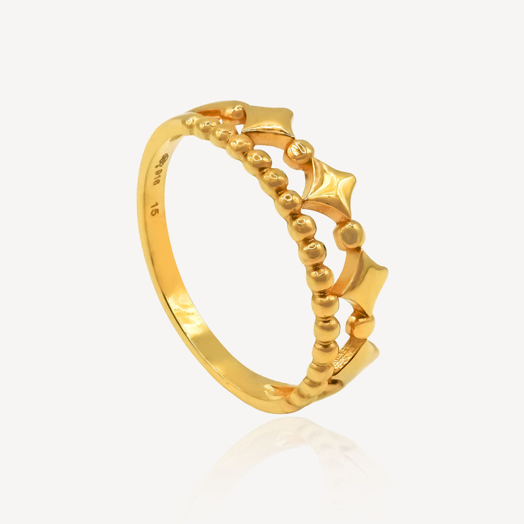 916 Gold Sparkle Ring