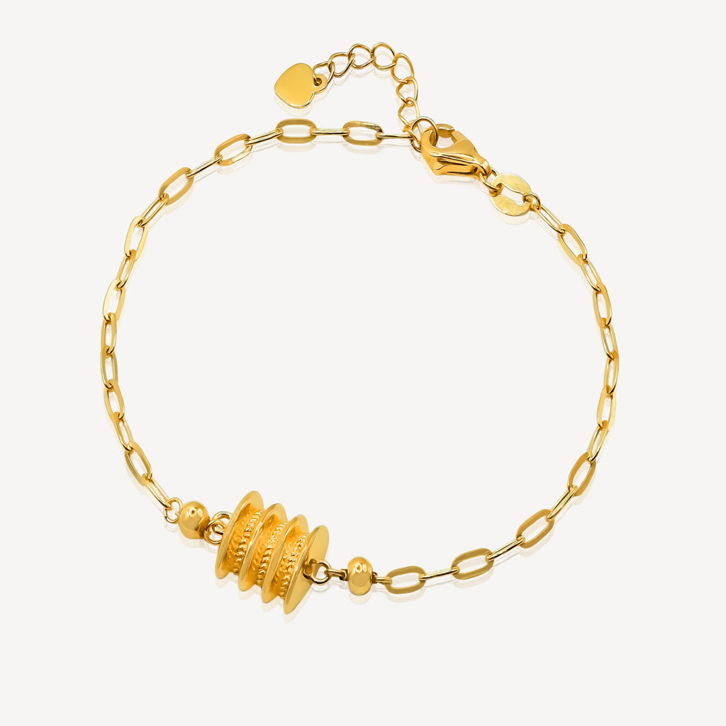 916 Gold Drum Wedding Set