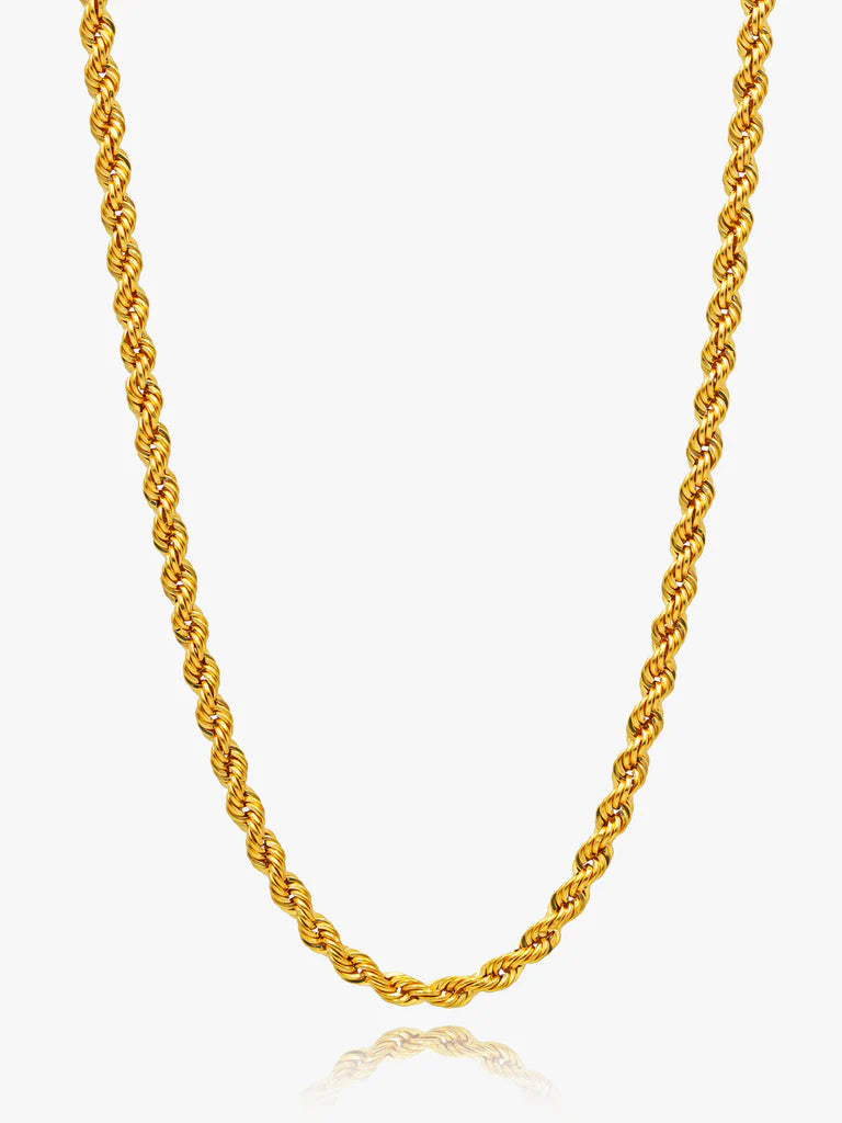 916 Gold Hollow Rope Chain (3mm Series)